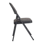 Member's Mark Superior Comfort Commercial Fabric Folding Chair with Scotchgard Protector, Gray