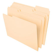 Member's Mark Manila File Folders, Letter, 1/3 Cut Assorted Tabs,150 per Box