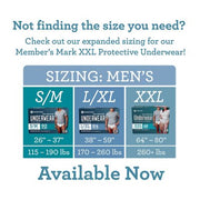 Member's Mark Total Protection Incontinence Underwear for Men