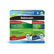 Robitussin DM Max Cough and Chest Congestion Value Pack, Maximum Strength Day and Nighttime