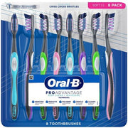 Oral-B ProAdvantage Deep Clean + Whitening Toothbrushes, Soft or Medium (8 ct.)