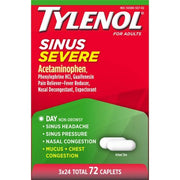 Tylenol Sinus Severe Daytime Caplets (24 ct., 3pk.)