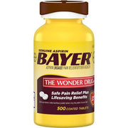 Bayer Genuine Aspirin, Pain Reliever and Fever Reducer (500 ct.)