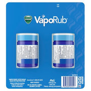 Vicks VapoRub Original Cough Suppressant Medicated Topical Analgesic Ointment (3.53 oz., 2 pk.)