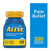 Aleve Naproxen Sodium Caplets, All Day Strong Pain Reliever (320 ct.)