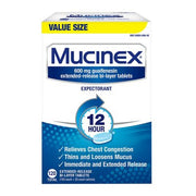 Mucinex 12-Hour Chest Congestion Expectorant Tablets (120 ct.)