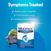 Mucinex 12-Hour Chest Congestion Expectorant Tablets (120 ct.)