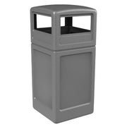 Commercial Zone Square Waste Container with Dome Lid, 42 Gal (Choose Your Color)