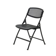 Mity Lite Flex Folding Chair, Black, Choose Your Quantity