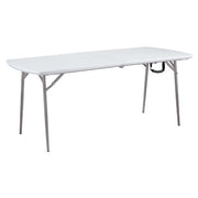 NPS 30 x 72 Heavy-Duty Fold-in-Half Table, Speckled Gray