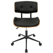 Lombardi Mid-Century Modern Adjustable Office Chair (Assorted Colors)