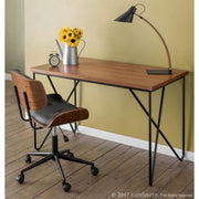 Lombardi Mid-Century Modern Adjustable Office Chair (Assorted Colors)