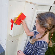 KidKraft Modern Outdoor Playhouse with Picnic Table, White