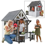 KidKraft Lakeside Bungalow Wooden Playhouse, White