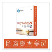 HP Bright White Inkjet Paper, 24lb, 97 Bright, 8 1/2 x 11, 500 Sheets/Ream