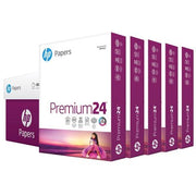 HP LaserJet Paper, 24lb, 97 Bright, Letter, Ultra White, 2500 Sheets/Carton