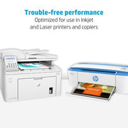 HP LaserJet Paper, 24lb, 97 Bright, Letter, Ultra White, 2500 Sheets/Carton