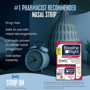 Breathe Right Nasal Strips, Extra Strength Tan, Help Stop Snoring, For Sensitive Skin (72 ct.)