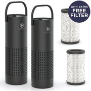 Medify MA-10 Portable Air Purifier | Black | 2 Pack | 2 Extra Filter