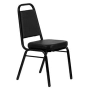 Flash Furniture Vinyl Banquet Stack Chair, Black (Select Quantity)
