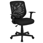 Flash Furniture Mid-Back Mesh Office Chair, Black