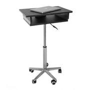 Techni Mobili Folding Table Laptop Cart, Graphite