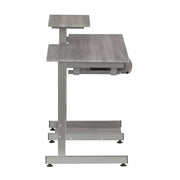 Techni Mobili Complete Computer Workstation Desk, Gray