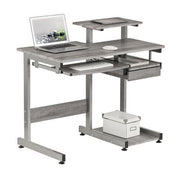 Techni Mobili Complete Computer Workstation Desk, Gray