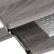 Techni Mobili Complete Computer Workstation Desk, Gray