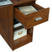 Techni Mobili Modern Office Desk with Hutch, Assorted Colors