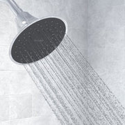 VivaSpring Filtered Showerhead in Chrome with Slate or Obsidian Face