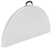 Lifetime 48" Fold-in-Half Round Commercial Grade Table, White Granite 