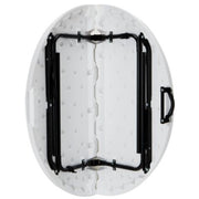 Lifetime 48" Fold-in-Half Round Commercial Grade Table, White Granite 