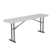 Lifetime 6-Foot Seminar Folding Table, White Granite