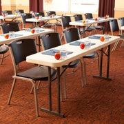 Lifetime 6-Foot Seminar Folding Table, White Granite