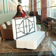 Lifetime 6' Commercial Grade Stacking Folding Table, Assorted Colors