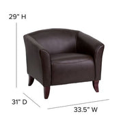 Flash Furniture Hercules Imperial Series Leather Chair (Various Colors)