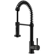 Vigo Edison Pull-Down Spray Kitchen Faucet (Matte Black)