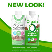 Orgain Organic Nutrition Shake, Creamy Chocolate Fudge (11 fl. oz., 12 pk.)