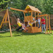 KidKraft Overland Heights Wooden Swing Set/Playset