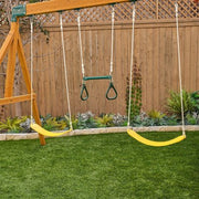 KidKraft Overland Heights Wooden Swing Set/Playset