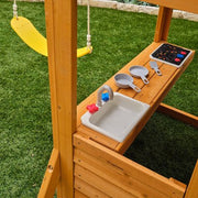 KidKraft Overland Heights Wooden Swing Set/Playset