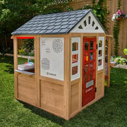 KidKraft Grill & Chill Pizza Party Wooden Outdoor Playhouse