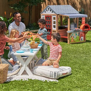 KidKraft Grill & Chill Pizza Party Wooden Outdoor Playhouse