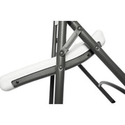 Maxchief Industrial Grade Contoured Folding Chair, White