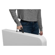 Maxchief 6’ Portable Indoor/Outdoor Use Fold-in-Half Table , White