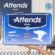 Attends Adult Incontinence Brief L Heavy Absorbency Contoured, DDA30, Heavy to Severe, 24 Ct