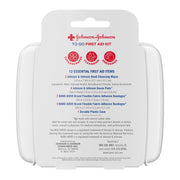 Johnson & Johnson First Aid To Go Portable Mini Travel Kit, 12 pieces