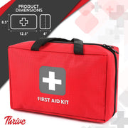 Thrive | First Aid Kit | 291 Piece Supply Kit | Hospital Grade Medical Supplies for Emergency and Survival Situations | Car, Trucks, Camping, Travel, Office, Sports, Hunting & Home