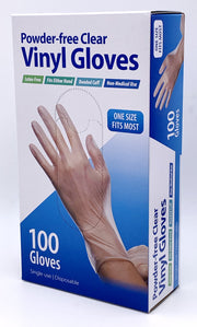 Equate Powder Free Vinyl Gloves